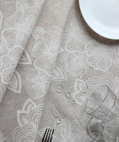 Изображение товара Скатерть Моготекс 1809Б-01 рис.2341/4832/26 (Лен/180x150)