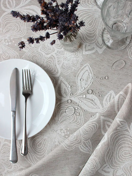Изображение товара Скатерть Моготекс 1809Б-01 рис.2341/4832/26 (Лен/180x150)