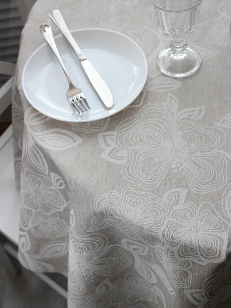 Изображение товара Скатерть Моготекс 1809Т-01 рис.2341/4832/26 (Лен/200x150)