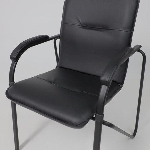 Изображение товара Стул офисный AksHome Samba Aks-1 000.704 (Pegasso черный/мягкие подлокотники/основание черное)
