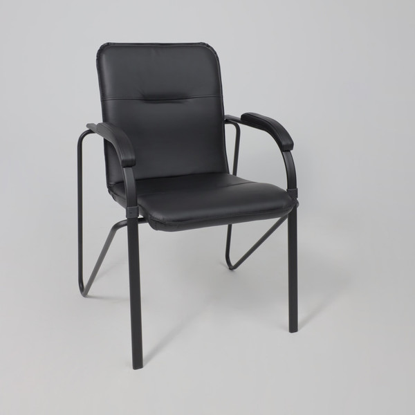 Изображение товара Стул офисный AksHome Samba Aks-1 000.704 (Pegasso черный/мягкие подлокотники/основание черное)