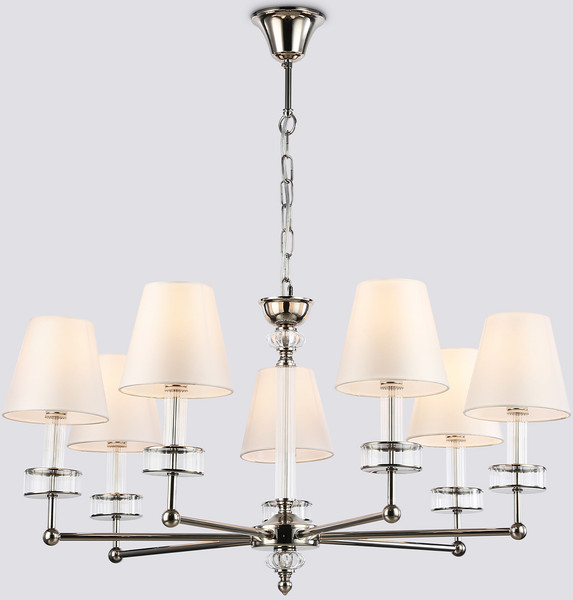 Изображение товара Люстра Ambrella LH71003/7 BN/WH (никель/белый)