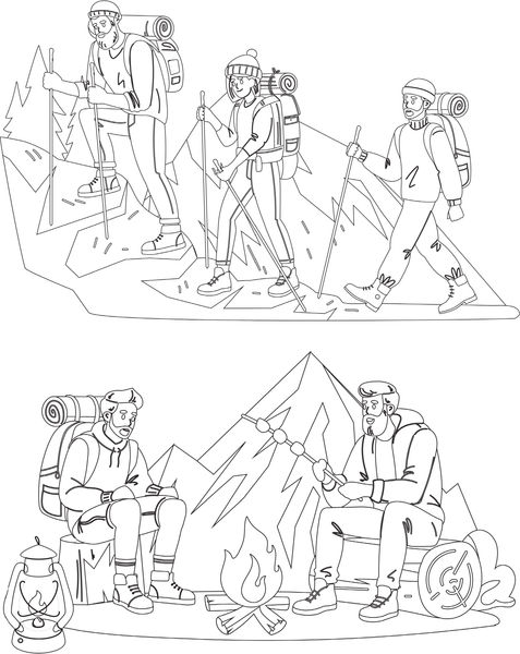 Изображение товара Раскраска-антистресс АСТ В горах (9785171696566)