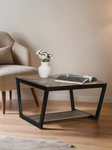 Изображение товара Журнальный столик Мебелик BeautyStyle 32 (дуб крымский состаренный/венге)