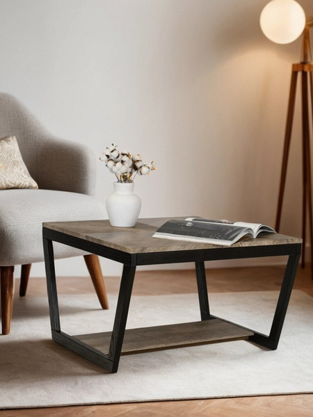 Изображение товара Журнальный столик Мебелик BeautyStyle 32 (дуб крымский состаренный/венге)