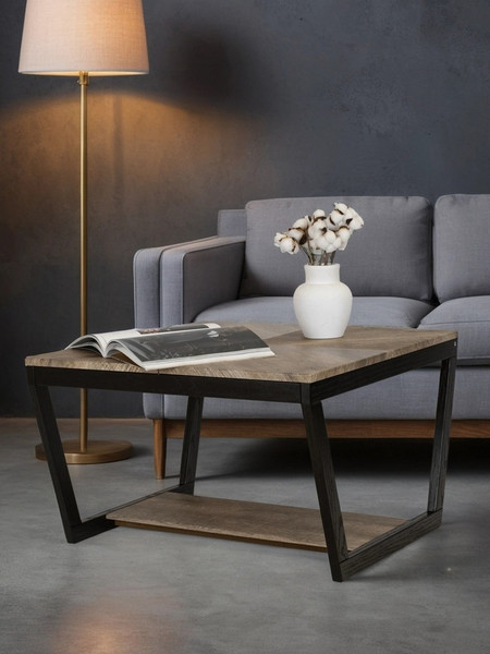 Изображение товара Журнальный столик Мебелик BeautyStyle 32 (дуб крымский состаренный/венге)