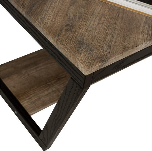 Изображение товара Журнальный столик Мебелик BeautyStyle 32 (дуб крымский состаренный/венге)