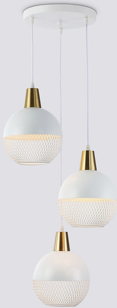 Изображение товара Люстра Ambrella TR8503/3 WH/CP (белый/медь)