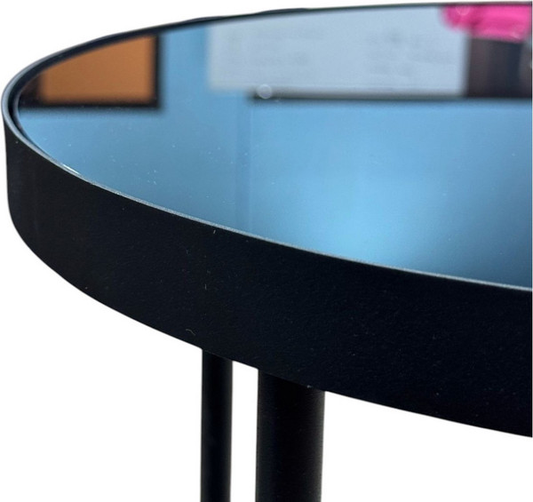 Изображение товара Журнальный столик Мебелик МеталлАрт М011 (стемалит черный/черный)