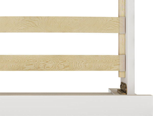 Изображение товара Двуспальная кровать Bravo Мебель Вероника-1 160x200 (белый античный)