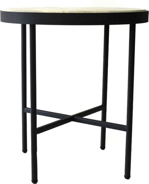 Изображение товара Журнальный столик Мебелик МеталлАрт М011 (бежевый дуб/черный малый)