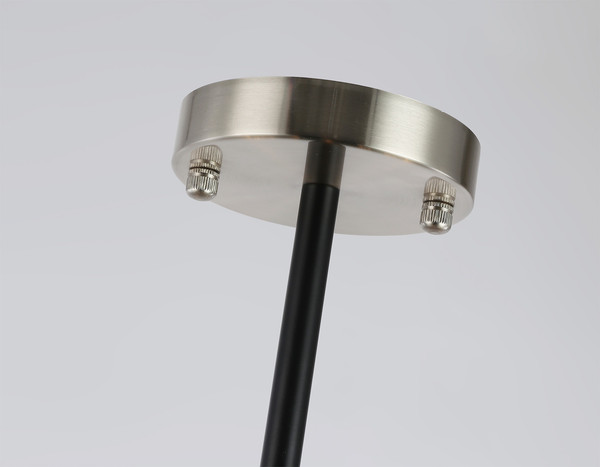 Изображение товара Люстра Ambrella LH55505/12 SN/BK/CL (сатин никель/черный/прозрачный)