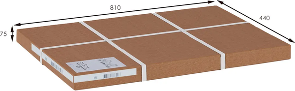 Изображение товара Журнальный столик Мебелик МеталлАрт М025 (коричневый дуб/черный)