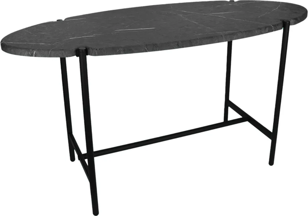 Изображение товара Журнальный столик Мебелик МеталлАрт М025 (черный мрамор/черный)