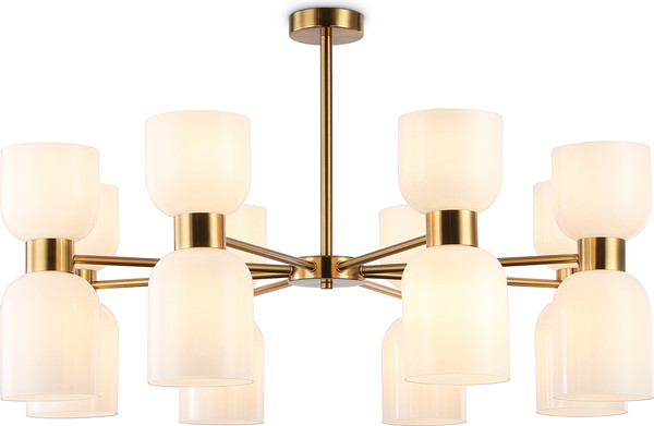 Изображение товара Люстра Ambrella LH56095/16 BS/FR (латунь/белый матовый)