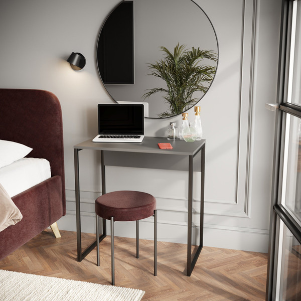 Изображение товара Письменный стол Soma СПМ-5 Metal (серый/черный)