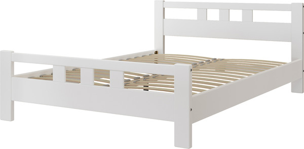 Изображение товара Двуспальная кровать Bravo Мебель Вероника-2 160x200 (белый античный)