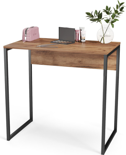 Изображение товара Туалетный столик Soma СПМ-5 Metal (дуб золотой крафт/черный)