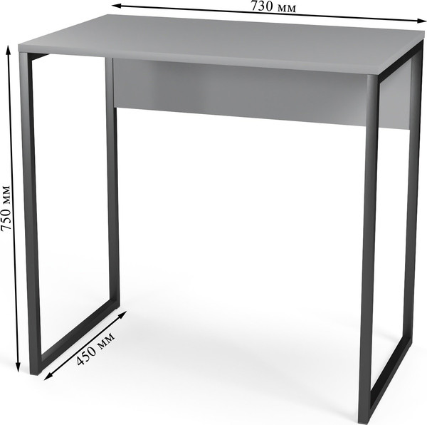 Изображение товара Туалетный столик Soma СПМ-5 Metal (серый/черный)