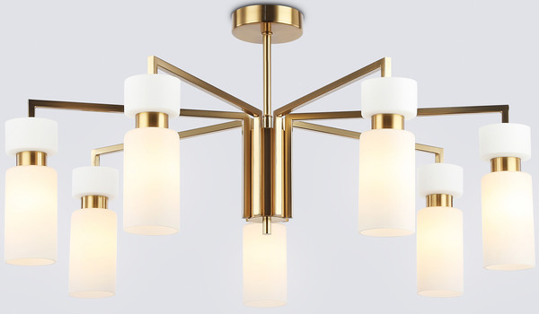 Изображение товара Люстра Ambrella LH56126/7 BS/FR (латунь/белый матовый)