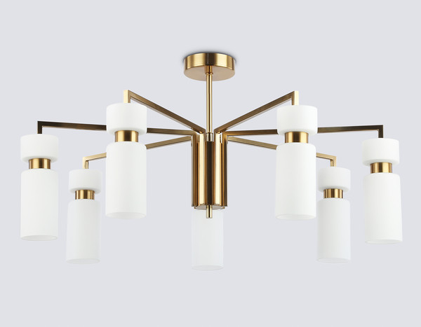 Изображение товара Люстра Ambrella LH56126/7 BS/FR (латунь/белый матовый)