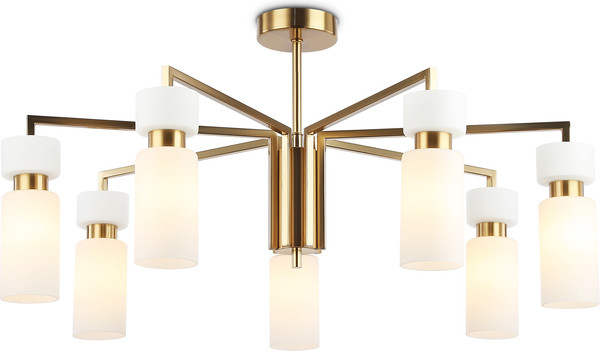 Изображение товара Люстра Ambrella LH56126/7 BS/FR (латунь/белый матовый)