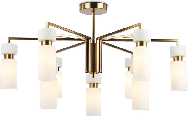 Изображение товара Люстра Ambrella LH56128/9 BS/FR (латунь/белый матовый)