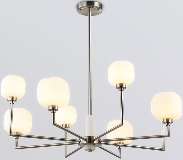 Изображение товара Люстра Ambrella LH53003/8 SN/FR (сатин никель/белый матовый)