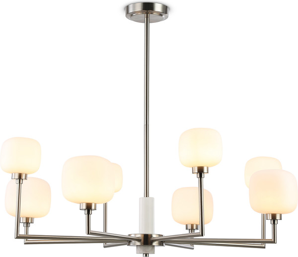 Изображение товара Люстра Ambrella LH53003/8 SN/FR (сатин никель/белый матовый)