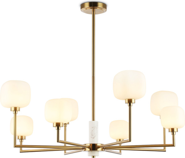 Изображение товара Люстра Ambrella LH53017/8 BS/FR (латунь/белый матовый)