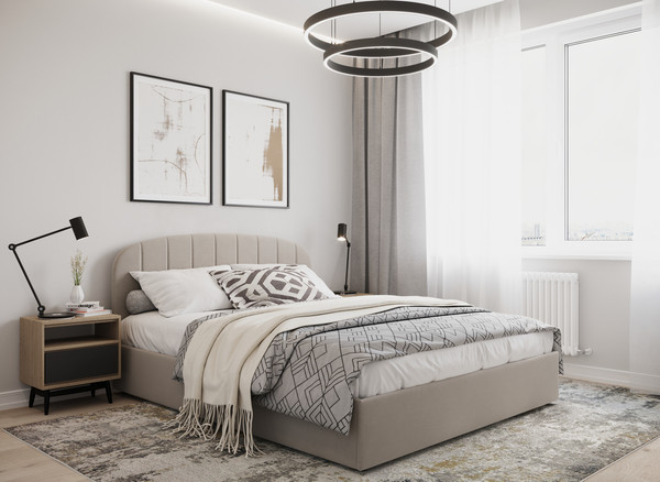 Изображение товара Двуспальная кровать Moon Family 1262 / MF012674