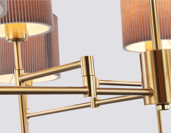 Изображение товара Люстра Ambrella LH72383/8 BS/GR (латунь/серый)