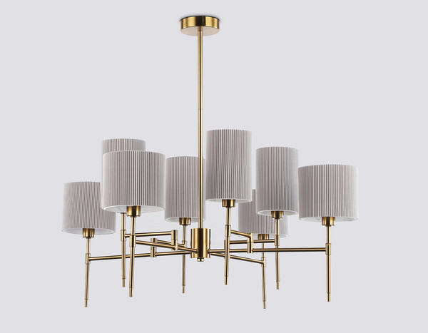 Изображение товара Люстра Ambrella LH72383/8 BS/GR (латунь/серый)
