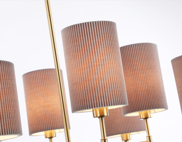 Изображение товара Люстра Ambrella LH72383/8 BS/GR (латунь/серый)