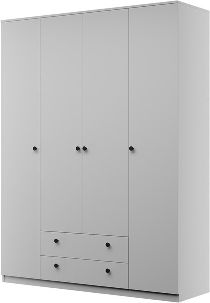 Изображение товара Шкаф Bravo Мебель Оскар ШР-4 (белый снег)