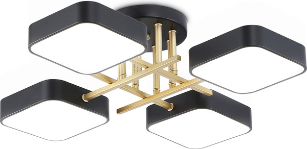 Изображение товара Люстра Ambrella FL516343/4 BK/GD (черный/золото)