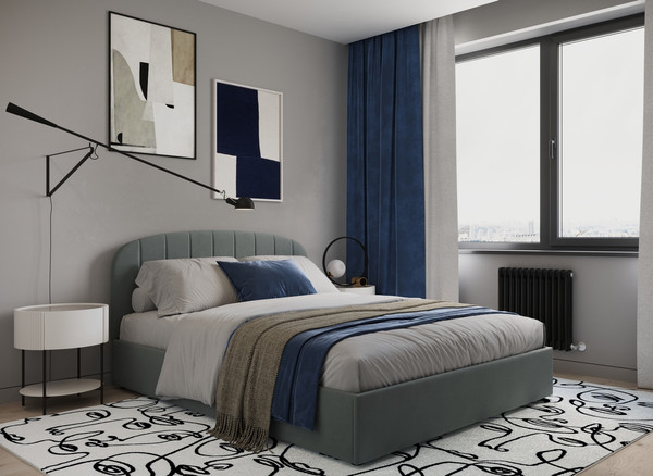 Изображение товара Двуспальная кровать Moon Family 1262 / MF012947