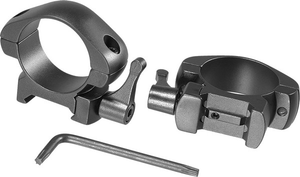 Изображение товара Комплект колец для прицела Veber E 3021 L Weaver быстросъемные 25553n