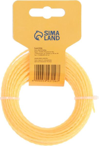 Изображение товара Леска для триммера Tundra 5443156