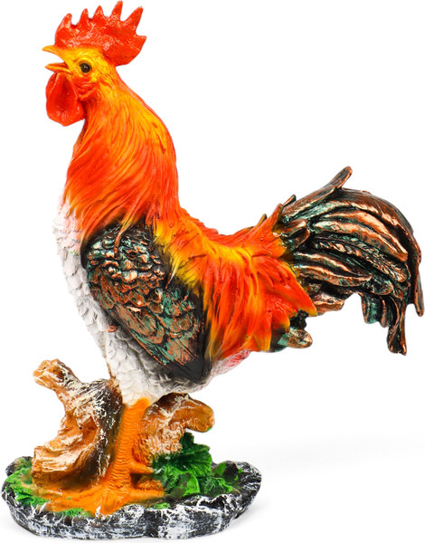 Изображение товара Фигурка для сада Хорошие сувениры Петух на камне / 1134683