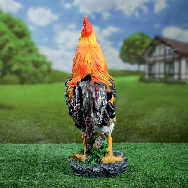 Изображение товара Фигурка для сада Хорошие сувениры Петух на камне / 1134683
