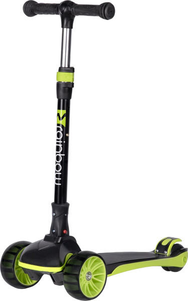 Изображение товара Самокат детский Novatrack RainBow / 120BB.RAINBOW.BGN25 (черный/зеленый)