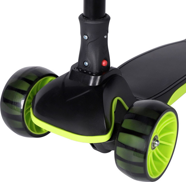 Изображение товара Самокат детский Novatrack RainBow / 120BB.RAINBOW.BGN25 (черный/зеленый)