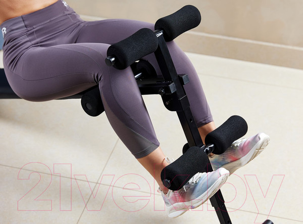 Изображение товара Скамья для пресса Sundays Fitness IRSB06 + Набор гантелей IR92052