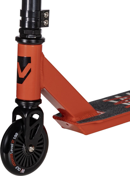 Изображение товара Самокат трюковый Novatrack Wolf JR / 100P.WOLFJR.RD25 (красный)