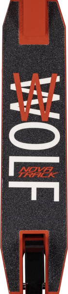 Изображение товара Самокат трюковый Novatrack Wolf JR / 100P.WOLFJR.RD25 (красный)
