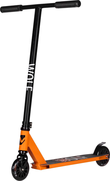 Изображение товара Самокат трюковый Novatrack Wolf 20 / 110P.WOLF.OR25 (оранжевый)
