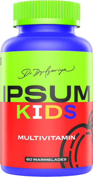 Изображение товара Мультивитаминный комплекс IPSUM Multivitamin kids Абрикос мармеладные пастилки (60шт)