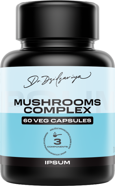 Изображение товара Пищевая добавка IPSUM Mushrooms complex (60 капсул)