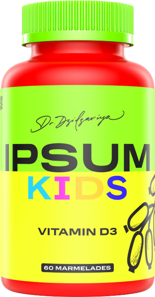 Изображение товара Витамин IPSUM D3 Kids Барбарис мармеладные пастилки (60шт)